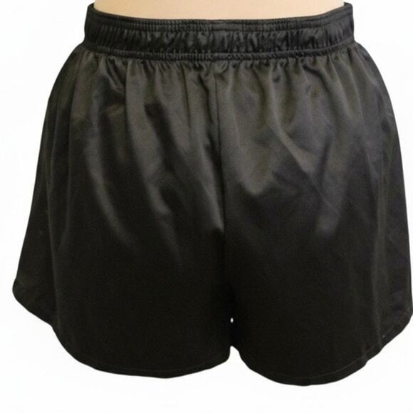House of Harlow Black Satin Sleep Shorts Women’s Size Small - Picture 2 of 4